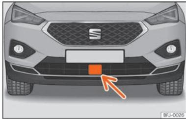 SEAT Tarraco (2018) - Capteur radar. - 1