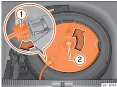 SEAT Tarraco (2018) - Emplacement et utilisation de la roue d'urgence - 2