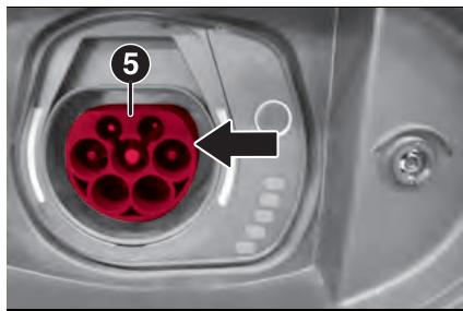 ALFA ROMEO Tonale (2022) - PROCEDURE DE RECHARGE DEPUISUNE PRISE DE COURANT DOMESTIQUE (CA) - 9
