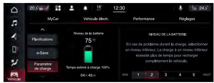 ALFA ROMEO Tonale (2022) - Réglages de la recharge - 1