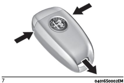 ALFA ROMEO Tonale (2022) - REEMPLACEMENT DE LA PILÉ DE LA CLÉ ÉLECTRONIQUE - 2