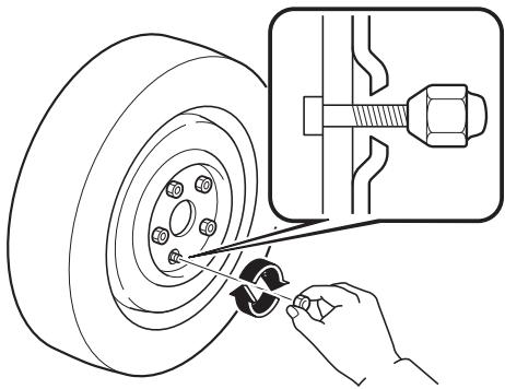 MAZDA CX-3 Phase 3 (2018-2021) - ▼ Installation de la roue de secours - 2