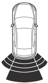 MAZDA CX-3 Phase 3 (2018-2021) - ▼ Plage de détection du capteur - 2