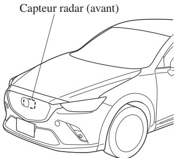 MAZDA CX-3 Phase 3 (2018-2021) - Capteur radar (avant)\* - 1