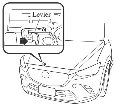 MAZDA CX-3 Phase 3 (2018-2021) - ▼ Ouverture du capot - 2