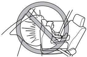 MAZDA CX-3 Phase 3 (2018-2021) - Ceci est extrêmement dangereux ! Ne jamais utiliser, sur le siège passager avant avec un coussin d'air qui risque de se déployer, un dispositif de retenue pour enfants faisant face vers l'arrière du véhicule: - 3