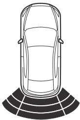 MAZDA CX-3 Phase 3 (2018-2021) - ▼ Plage de détection du capteur - 5