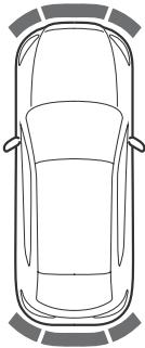 MAZDA CX-3 Phase 3 (2018-2021) - ▼ Plage de détection du capteur - 7