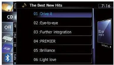 SUBARU Forester SJ - 4 Phase 2 (2010-2013) - Système audio - Lecture de CD audio - 1