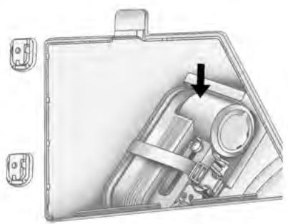 Saturn Outlook (2009) - Stockage de nécessaire de compresseur et de joint d'étanchéité de pneus - 1