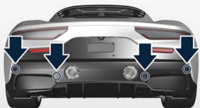 Maserati MC20 Cielo (2022) - Capeurs d'aide au stationnement - 1