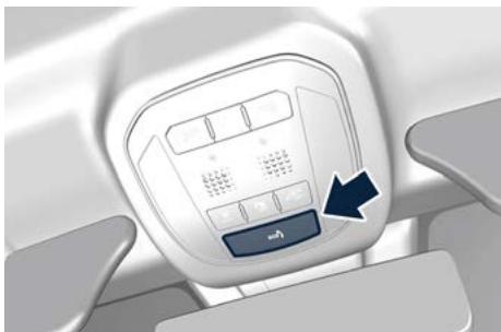 Maserati MC20 Cielo (2022) - à l'aide du bouton situé sur la console de plafonnier - 1