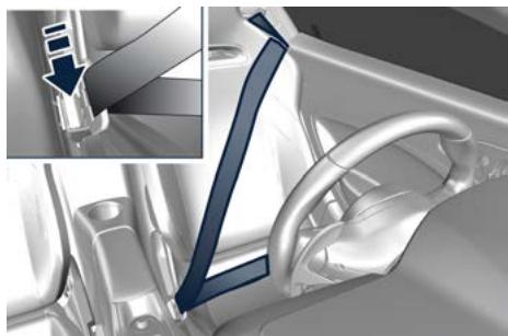 Maserati MC20 Cielo (2022) - Mode d'emploi des ceintures de sécurité à trois points - 2