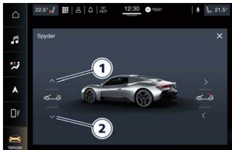 Maserati MC20 Cielo (2022) - Lunette arrête backlite (Valable uniquement pour la MC20 Cielo) - 1