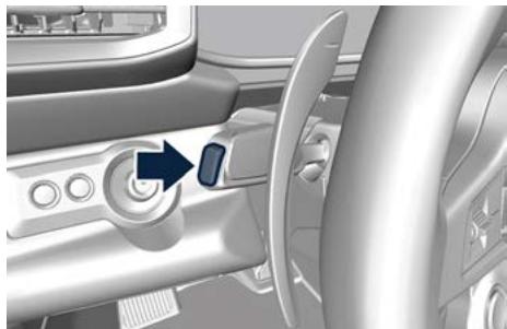 Maserati MC20 Cielo (2022) - Bouton MENU sur le Levier Multifonction Gauche - 1