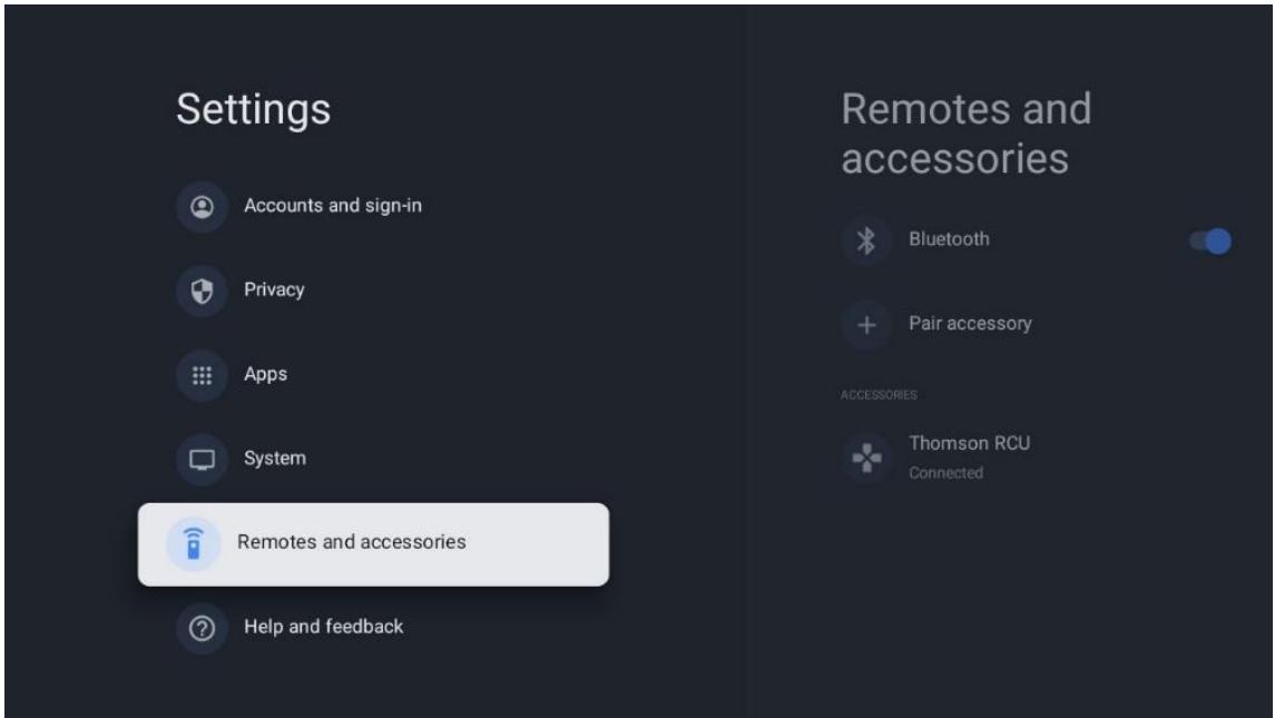 THOMSON 65UG5C14 - Télécommande et accessoires - 1
