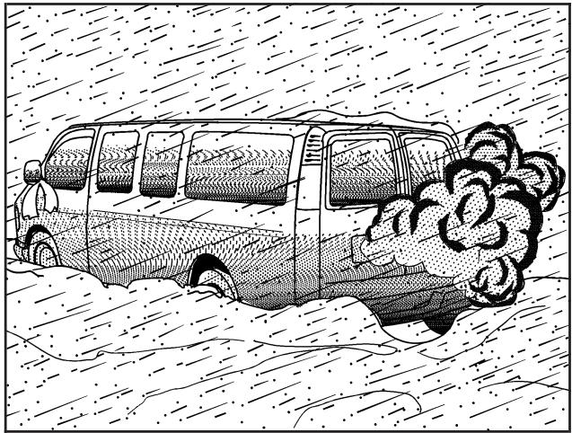 GMC Savana (2003) - Si vous êtes surpris par un tempête de neige - 1