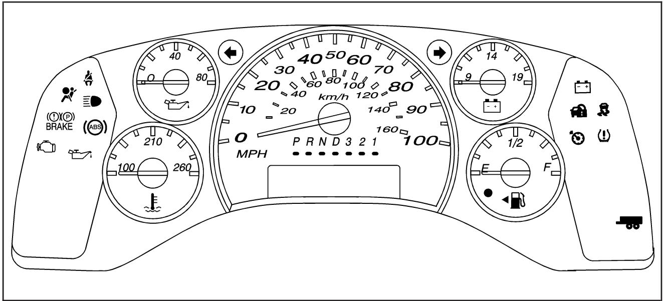 GMC Savana (2003) - Ensemble d'instruments - 1