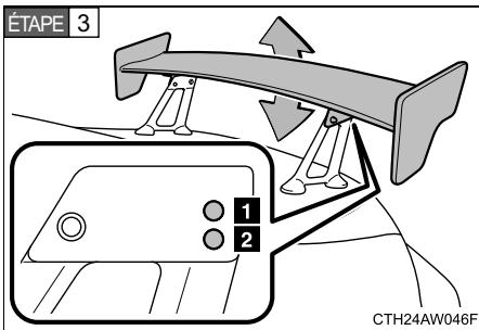 SUBARU BRZ  (2018) - Réglage de l'angle de l'ailleron arrêté - 3