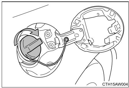 SUBARU BRZ  (2018) - Fermeture du bouchon de réservoir de carburant - 1