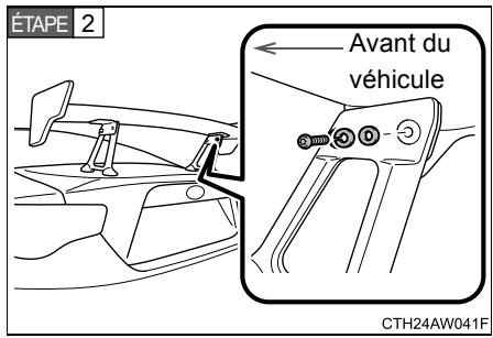 SUBARU BRZ  (2018) - Réglage de l'angle de l'ailleron arrêté - 2