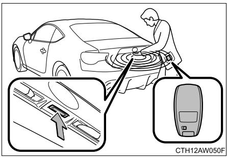 SUBARU BRZ  (2018) - Déverrouillage du hayon du coffre - 1