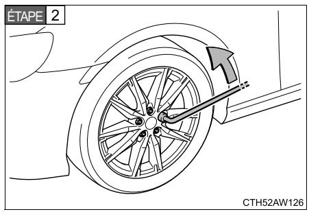 SUBARU BRZ  (2018) - Remplacement d'une roue crevee - 2