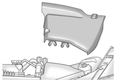 CADILLAC CTS CTSV (2012) - Comment inspector le filtré à air du moteur - 1