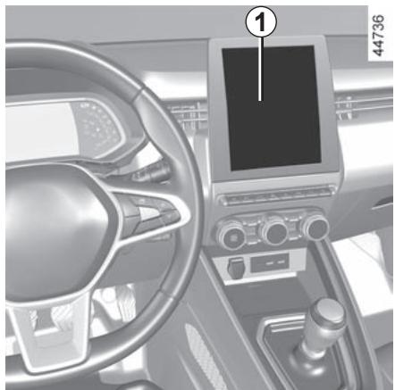 RENAULT Clio 5 (2019-2023) - HEURE ET TEMPERATURE EXTÉRIEURE (1/2) - 1