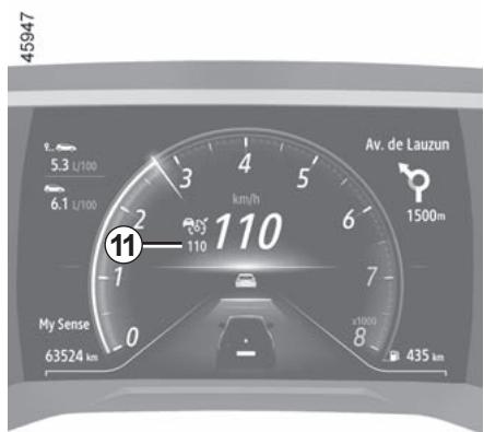 RENAULT Clio 5 (2019-2023) - Réglage de la distance de suivi (suite) - 1