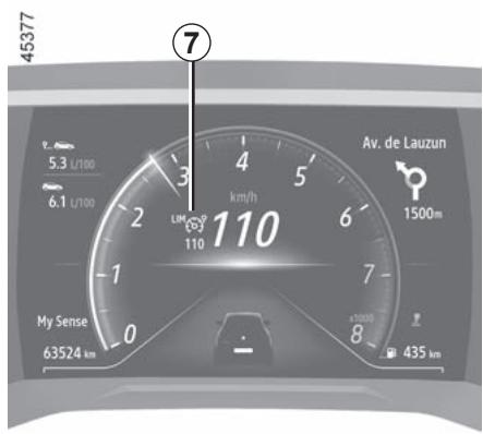 RENAULT Clio 5 (2019-2023) - Rappel de la vitesse limitée - 1