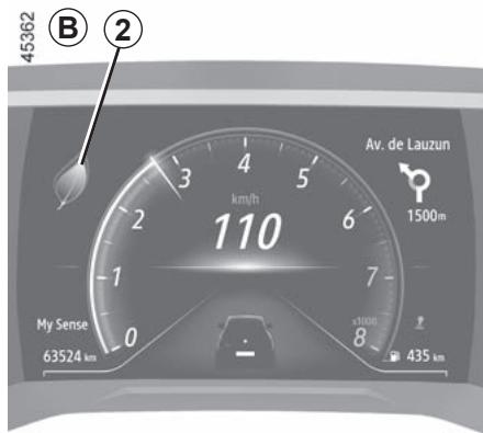 RENAULT Clio 5 (2019-2023) - Indicateur de style de conduite 2 - 1