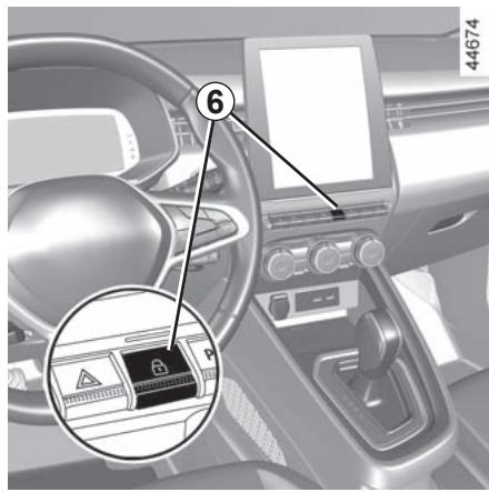 RENAULT Clio 5 (2019-2023) - Verrouillage manuel des portes - 1