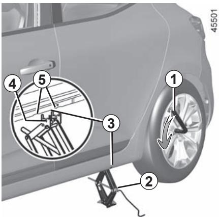 RENAULT Clio 5 (2019-2023) - CHANGEMENT DE ROUE (1/2) - 1
