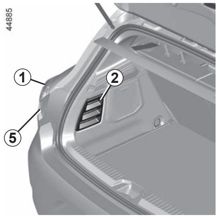 RENAULT Clio 5 (2019-2023) - FEUX ARRIÈRE ET LATERAUX : remplacement des lampes (1/3) - 1