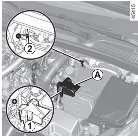 RENAULT Clio 5 (2019-2023) - Démarriage avec la batterie d'un autre vehicule - 1