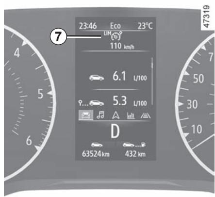 RENAULT Clio 5 (2019-2023) - Rappel de la vitesse limitée - 2