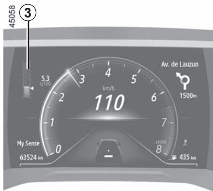 RENAULT Clio 5 (2019-2023) - Indicateur d'accelération Eco 3 - 1