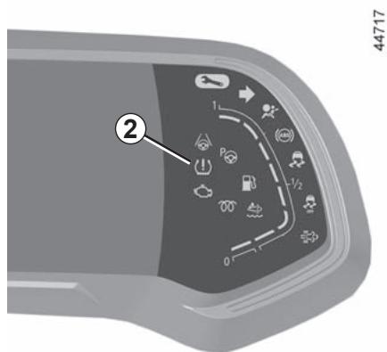 RENAULT Clio 5 (2019-2023) - AVERTISSEUR DE PERTE DE PRESSION DES PNEUMATIQUES (1/4) - 3