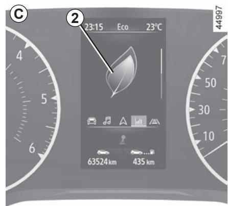 RENAULT Clio 5 (2019-2023) - Indicateur de style de conduite 2 - 2