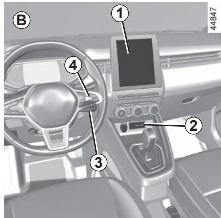 RENAULT Clio 5 (2019-2023) - Systèmes multimédias A, B ou radio C - 1