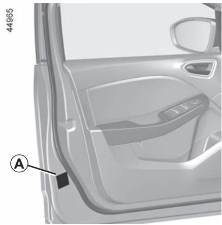 RENAULT Clio 5 (2019-2023) - PRESSIONS DE GONFLAGE DES PNEUMATIQUES (1/2) - 1