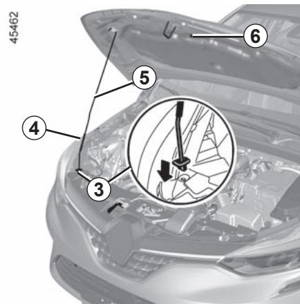 RENAULT Clio 5 (2019-2023) - Déverrouillage de sécurité capot - 2
