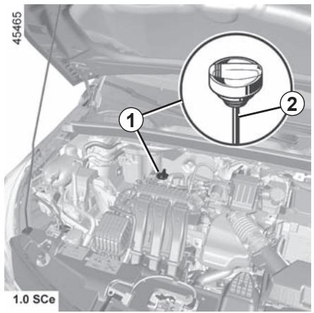RENAULT Clio 5 (2019-2023) - NIVEAU HUILMEOTEUR: appoint, replissage, vidange moteur (1/2) - 1