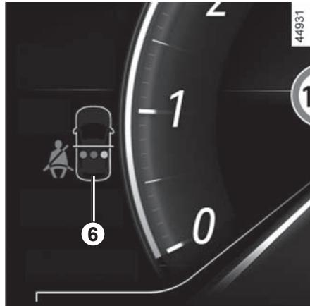 RENAULT Clio 5 (2019-2023) - Alerte de non-port de ceinture arrriere (suivant vehicule) - 2