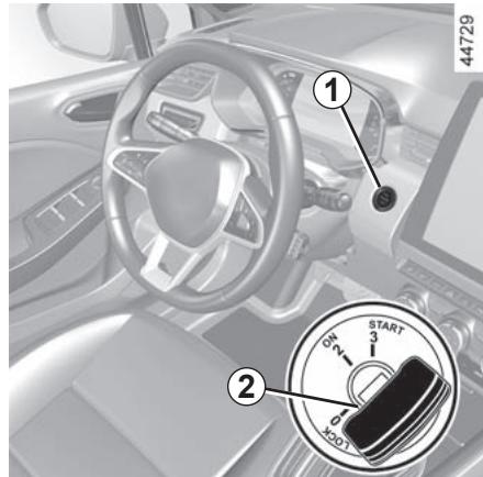 RENAULT Clio 5 (2019-2023) - Serrage manuel du frein de parking assisté - 1