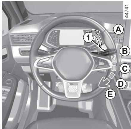 RENAULT Clio 5 (2019-2023) - Position particulière de l'essayage avant (position service) - 1