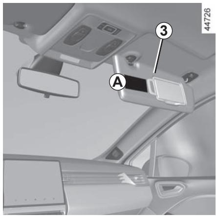 RENAULT Clio 5 (2019-2023) - SECURITE ENFANTS : désactivation, activation AIRBAG passager avant (2/3) - 1