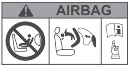 RENAULT Clio 5 (2019-2023) - SECURITE ENFANTS : désactivation, activation AIRBAG passager avant (2/3) - 3