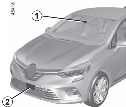 RENAULT Clio 5 (2019-2023) - ALERTE DISTANCES DE SECURITE (1/4) - 1